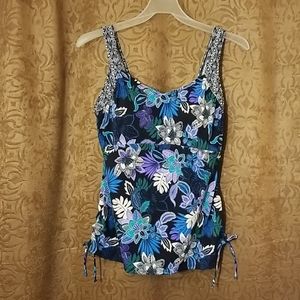 Womens Swimsuits For All Tankini Top 18 NWOT